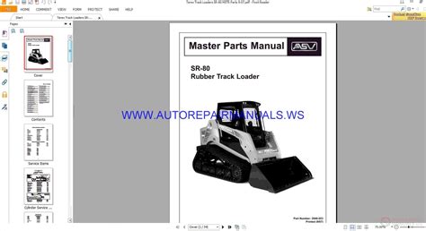 sr80 loader parts diagram